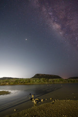   Milky way at Jan Kok Curacao Views - a small Caribbean Island