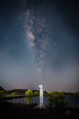   Milky way at Jan Kok Curacao Views - a small Caribbean Island