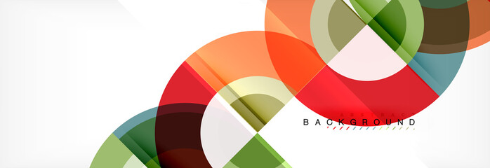 Obraz premium Vector circular abstract background