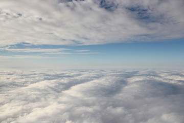 Fototapeta na wymiar 機内からの景色 旅客機