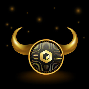 Neblio Cryptocurrency Coin Bull Market Background