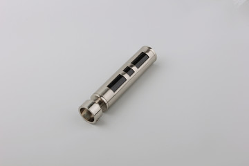 Tips for curtain poles on a white background. Ending for curtain eaves. Finials for curtain cornices.