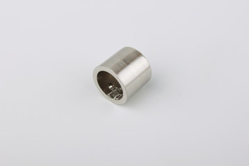 Tips for curtain poles on a white background. Ending for curtain eaves. Finials for curtain cornices.