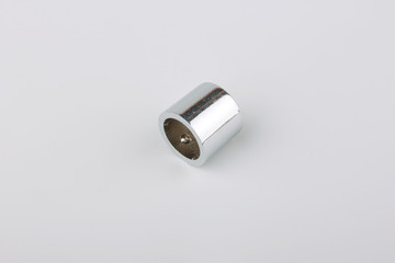 Tips for curtain poles on a white background. Ending for curtain eaves. Finials for curtain cornices.