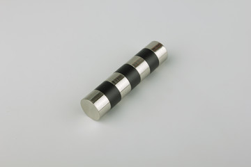 Tips for curtain poles on a white background. Ending for curtain eaves. Finials for curtain cornices.