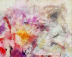 Dry brush painting on canvas. Print design pattern. Abstract art texture background. Close up strokes of paint. Simple template backdrop. Grunge textured stripes. Impressionism style. Stock. Artwork.