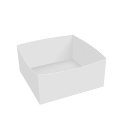Blank of box packing for food. Popcorn box. Vector