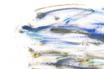 abstract oil stroke design on paper