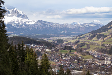 Little village in the Alps