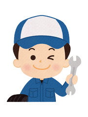 自動車整備士　男性