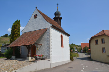 Fototapeta na wymiar Kapelle in Wil (Mettauertal), Kanton Aargau