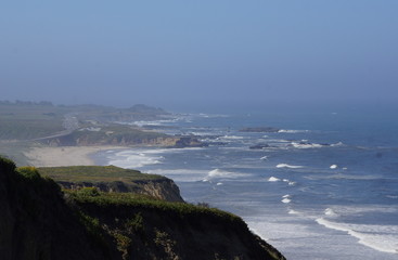 Waves at the californian coast
