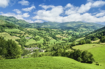 France, South-Western France, mountains of the Cantal, Mandailles Valley