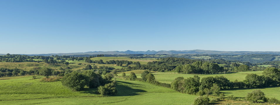 France, Center France, Cezallier volcanic plateau, mountains of the Cantal