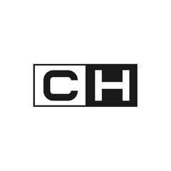 Initial Letter CH Logo Template Design