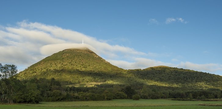 France, Center France, Chaine des Puys, Puy de Dome, major volcano of the mountain range