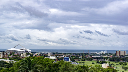 An urban city view, Durban, South Africa