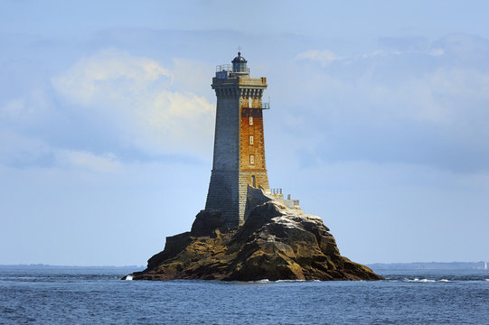 France, North-Western France, Brittany, lighthouse Phare de la Vieille, Raz de Sein
