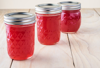 Homemade prickly pear jelly.