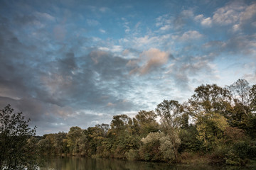 Am See im Herbst