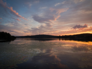 Sunset on Lac-Sergent 9