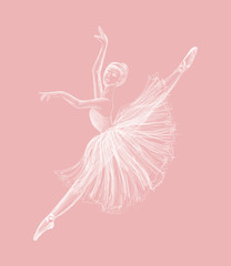 Naklejka premium Ballerina