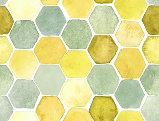Foto op Plexiglas Hexagon Zeshoek patroon