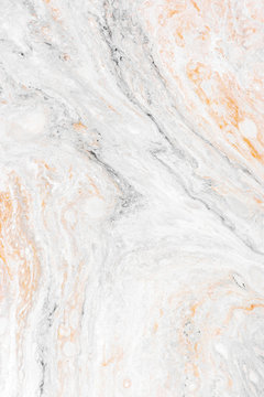 Hand-painted white marble texture with golden stains