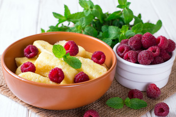 Traditional russian, ukrainian cottage cheese 