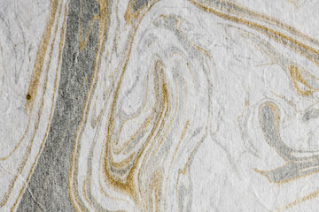 marble ink paper texture gold gray white