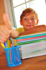 portrait school boy