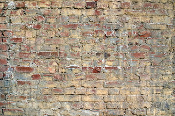 The image of a brick wall as a background. 4