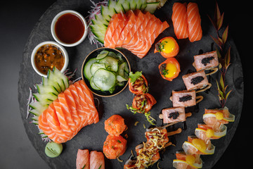 Sushi meal sea food