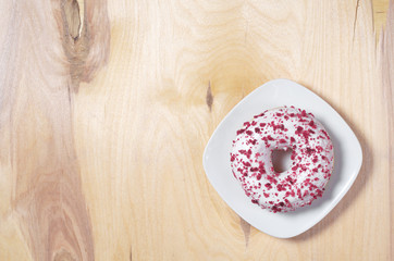 Donut with cheesecake filling