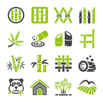 bamboo icon set