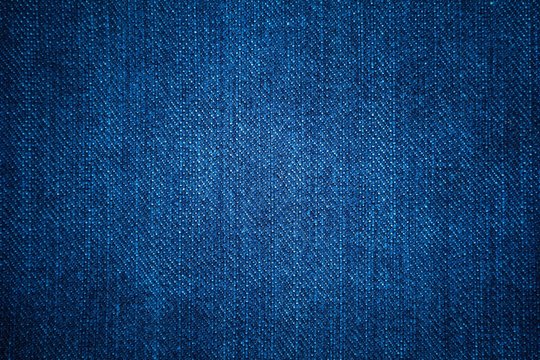 Blue Denim Jeans Texture. - Background.