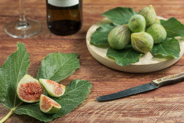 Gastronomic composition with figs
