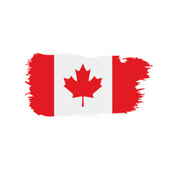 Canada flag, vector illustration