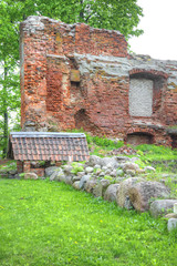 Ruins of the Castle of Insterburg,  Chernyakhovsk sity