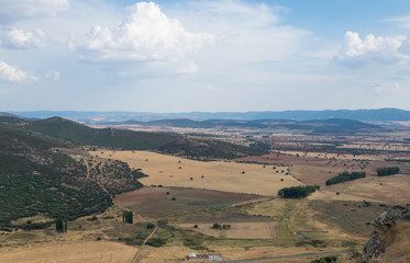 Paisaje de Castilla La Mancha. España.