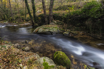 Obraz premium Garganta San Gregorio. Landscape near Aldeanueva de la Vera, Caceres. Extremadura. Spain.