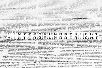 Obraz premium Hintergrundbericht