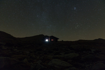 Montmalus lake in Encamp, Andorra