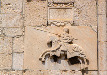 Coat of arms on the building