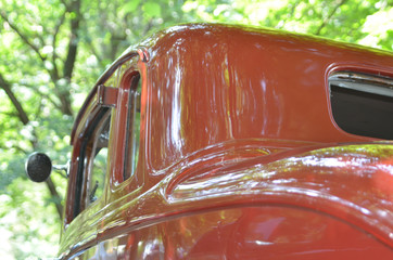 Red Cadillac Coupe 1941 2
