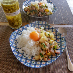 伝統的な日本の朝ごはん　和食　