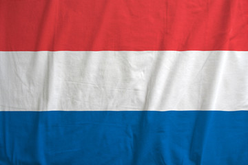 Flag of Netherland waving.