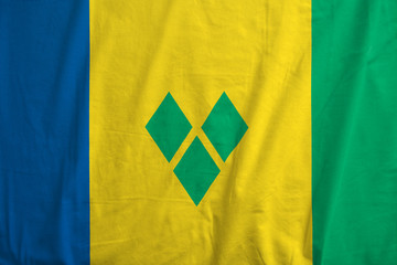 Flag of Saint Vincent and The Grenadines.