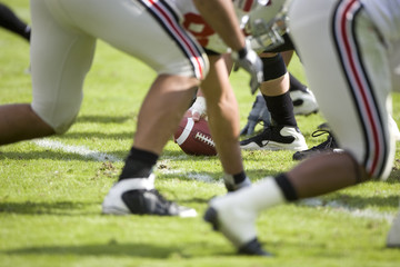 Football Play About To Start
