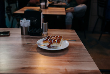 Traditional Turkish dessert Trilece